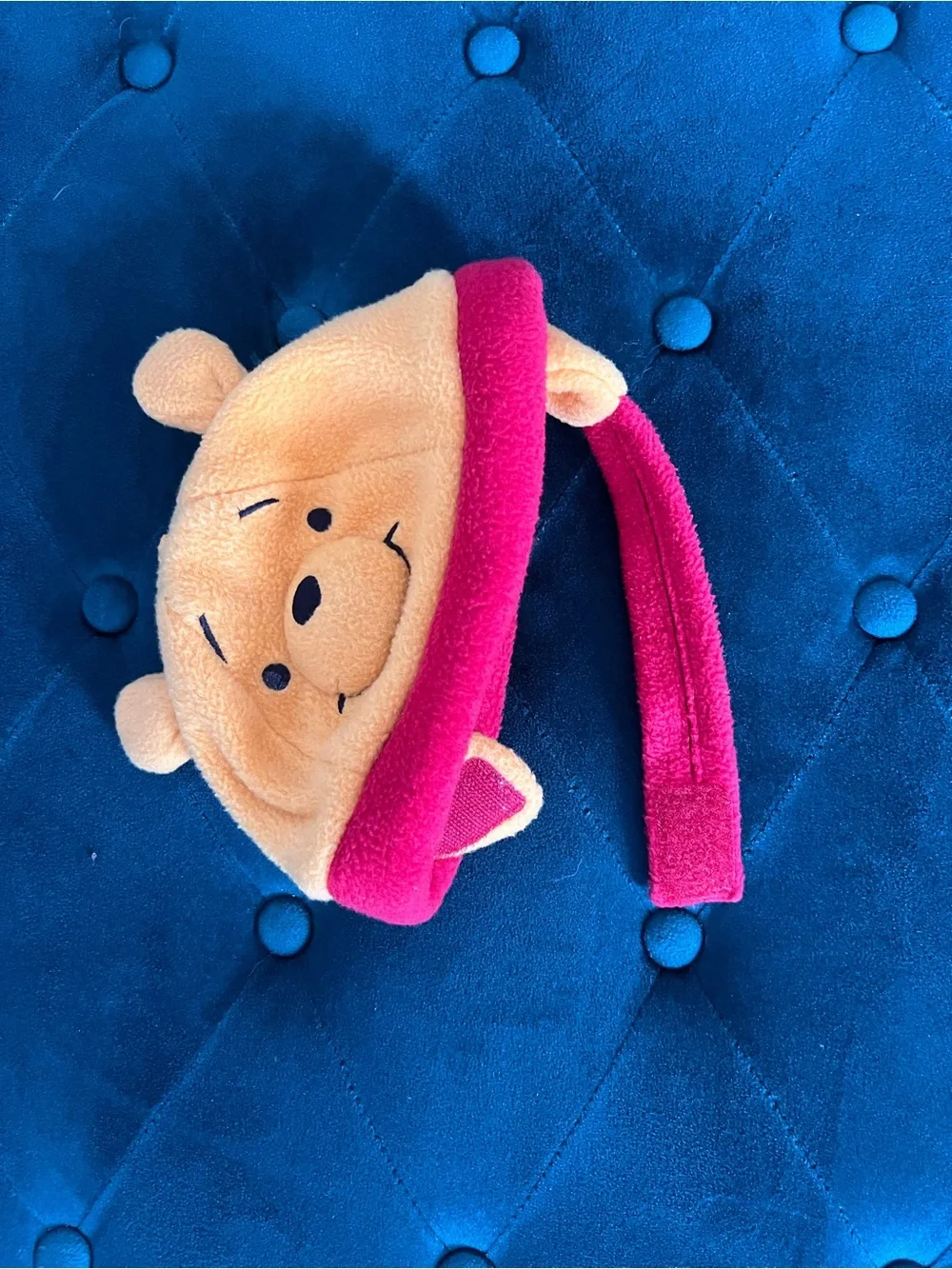 Disney Store Winnie The Pooh Hat Embroidered Felt Ears Fuzzy Winter Cap Infant